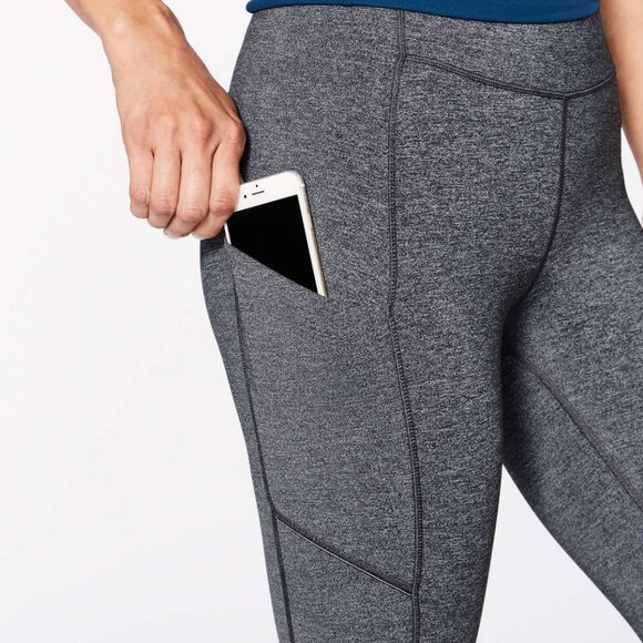Lululemon Women's Speed Up Crop 21" Leggings - Grey - Picture 4 of 10